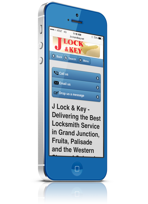 J Lock and Key Mobile Website