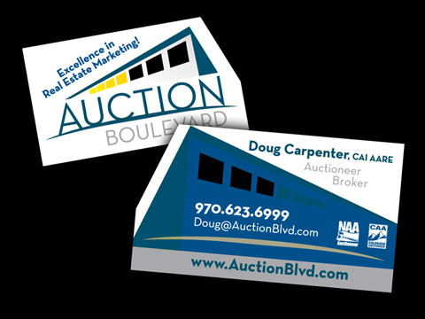 Auction Boulevard Business Cards