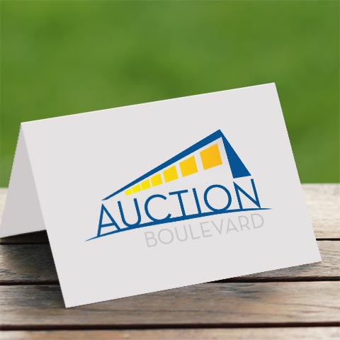 Auction Boulevard Note Cards