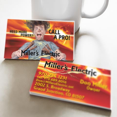 Millers Electric Business Cards