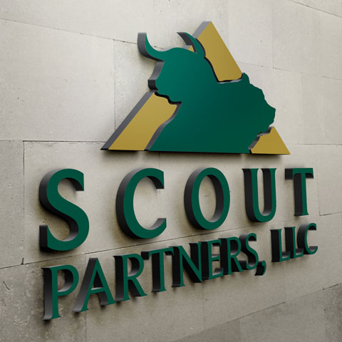 Scout Partners Wall Sign